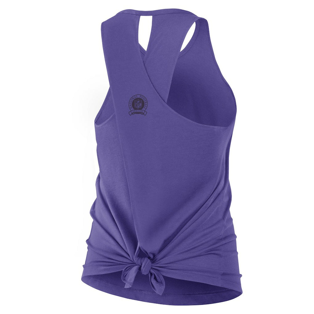 Baltimore Ravens Women's Glory Open-Back Crisscross Dri-FIT Tank Top - Purple for sale