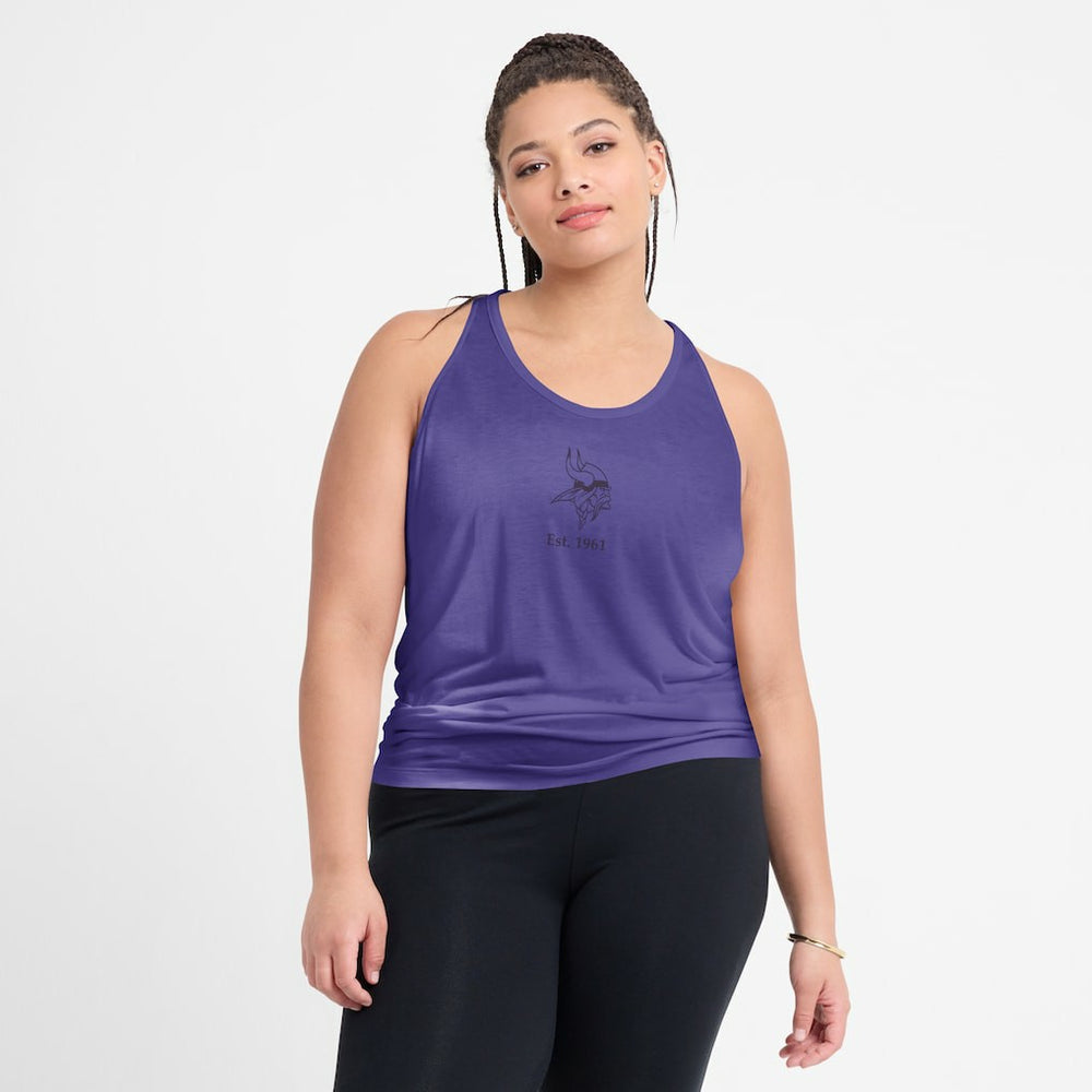 Minnesota Vikings Women's Glory Open-Back Crisscross Dri-FIT Tank Top - Purple sale