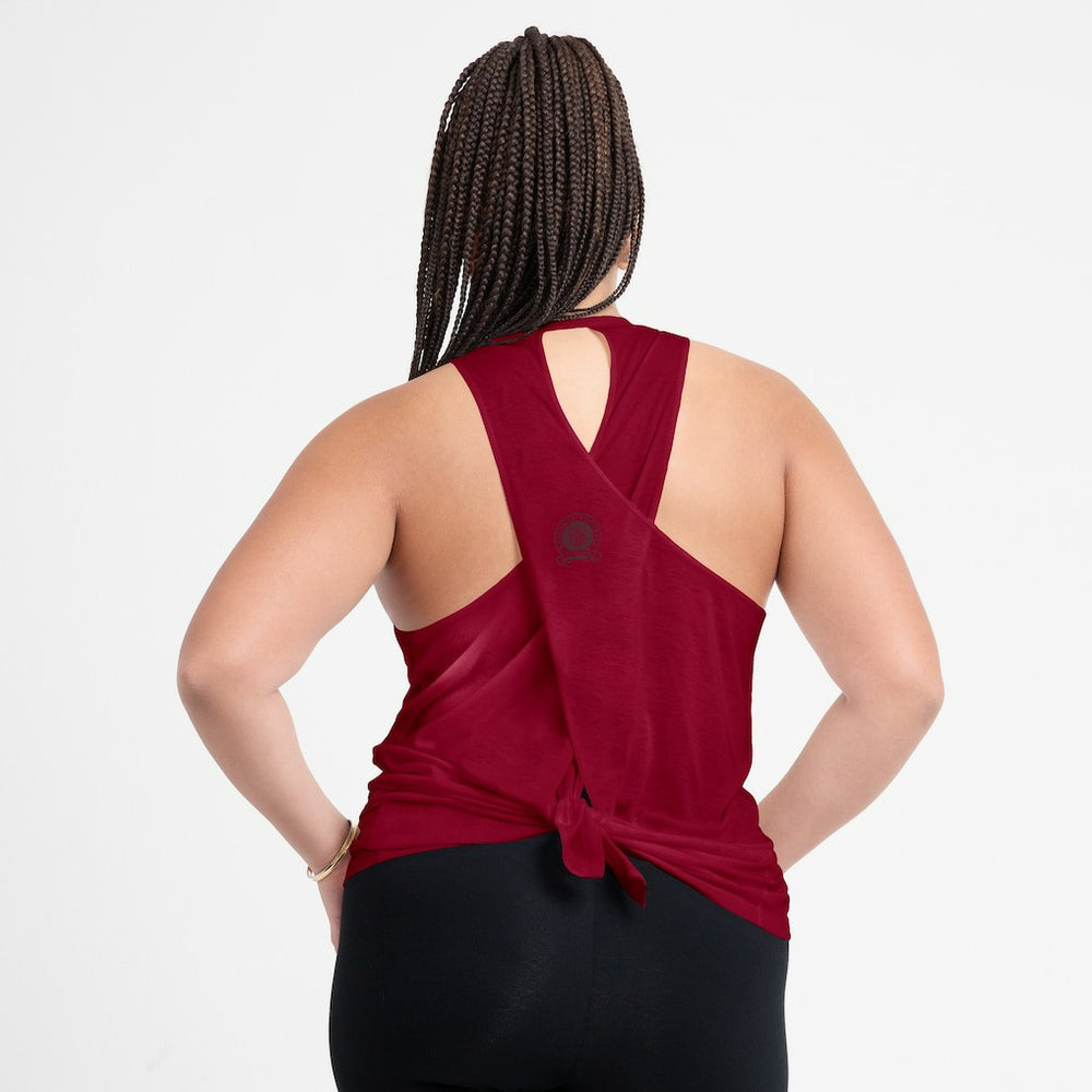 Washington Commanders Women's Glory Open-Back Crisscross Dri-FIT Tank Top - Burgundy cheap