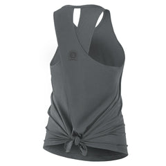 Pittsburgh Steelers Women's Glory Open-Back Crisscross Dri-FIT Tank Top - Charcoal sale