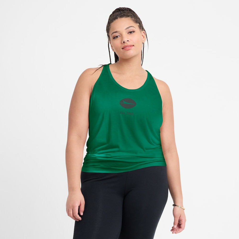 New York Jets Women's Glory Open-Back Crisscross Dri-FIT Tank Top - Green sale