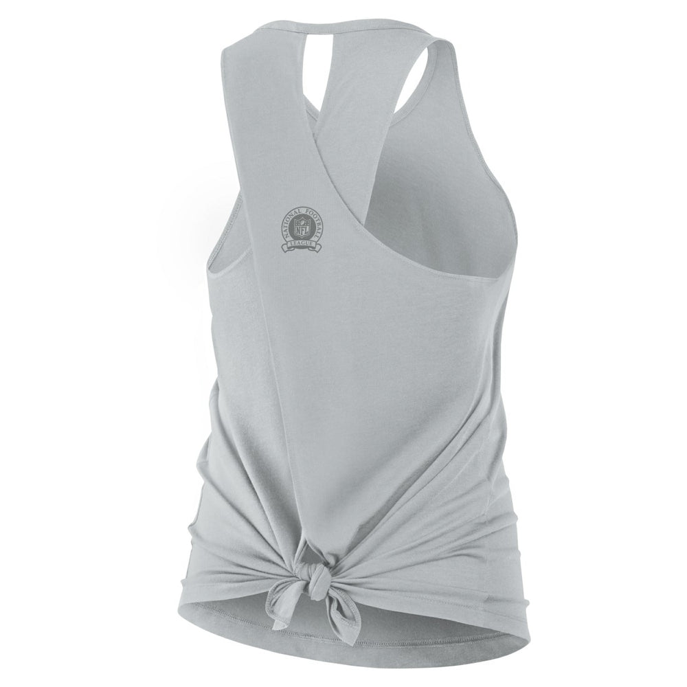 Detroit Lions Women's Glory Open-Back Crisscross Dri-FIT Tank Top - Gray for sale