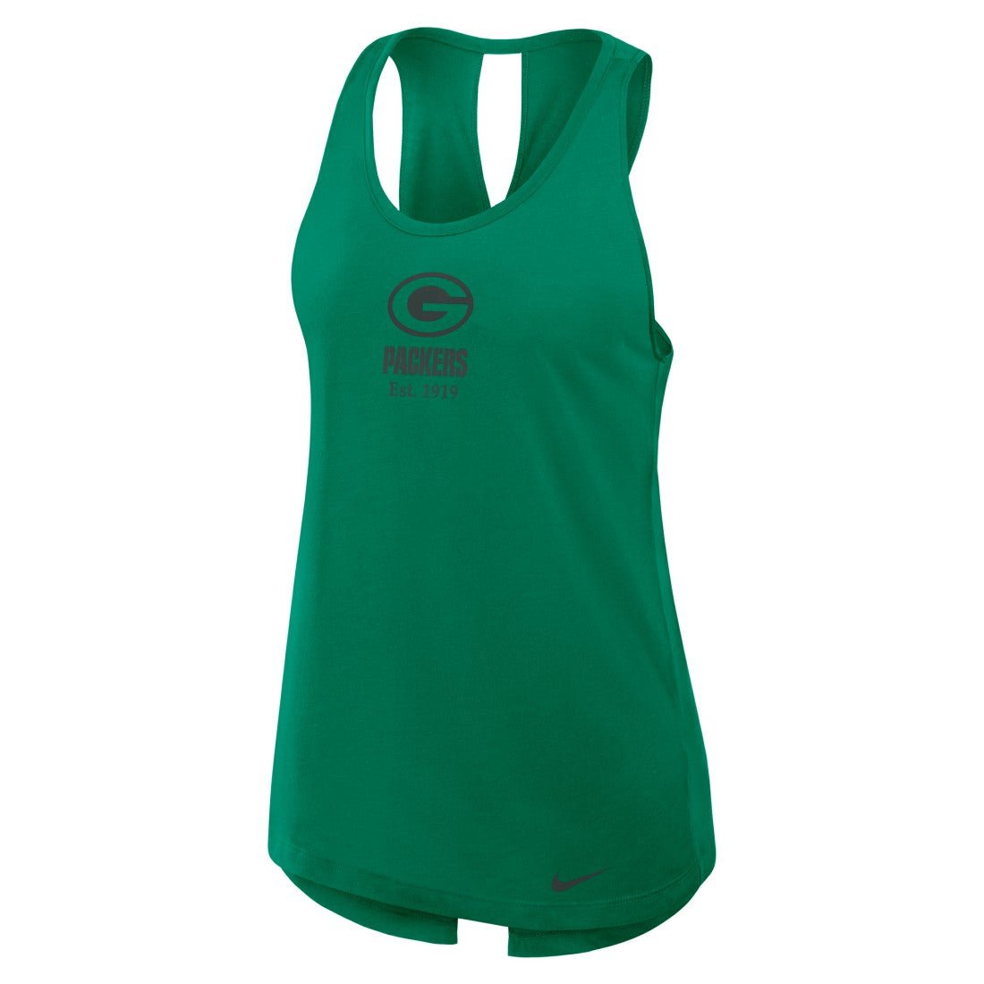 Green Bay Packers Women's Glory Open-Back Crisscross Dri-FIT Tank Top - Green cheap