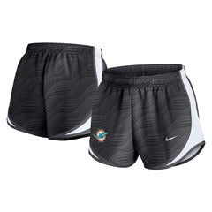 Miami Dolphins Women's Tempo Dri-FIT Shorts - Anthracite sale