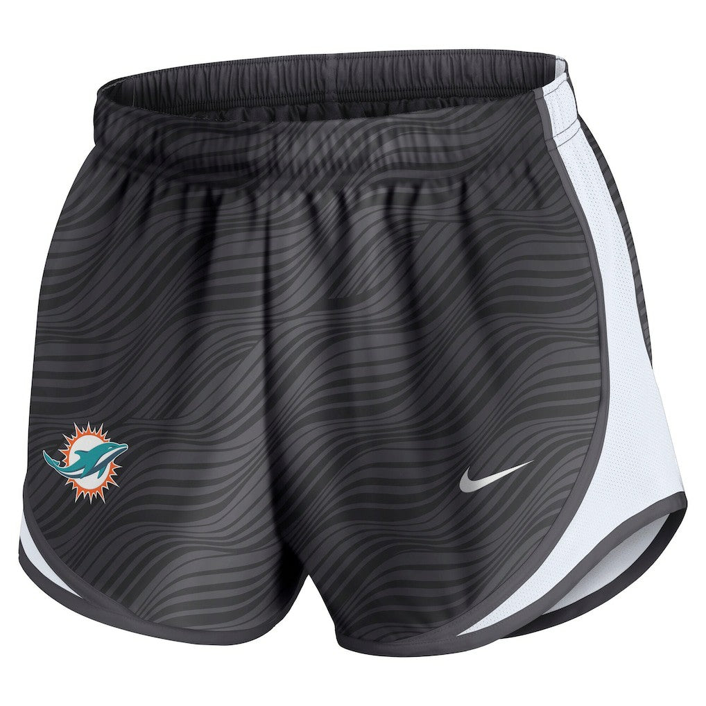 Miami Dolphins Women's Tempo Dri-FIT Shorts - Anthracite sale