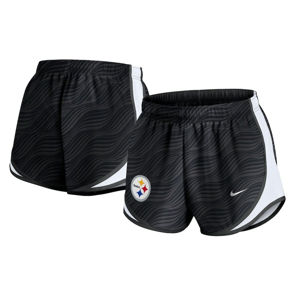 Pittsburgh Steelers Women's Tempo Dri-FIT Shorts - Anthracite sale