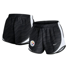 Pittsburgh Steelers Women's Tempo Dri-FIT Shorts - Anthracite sale