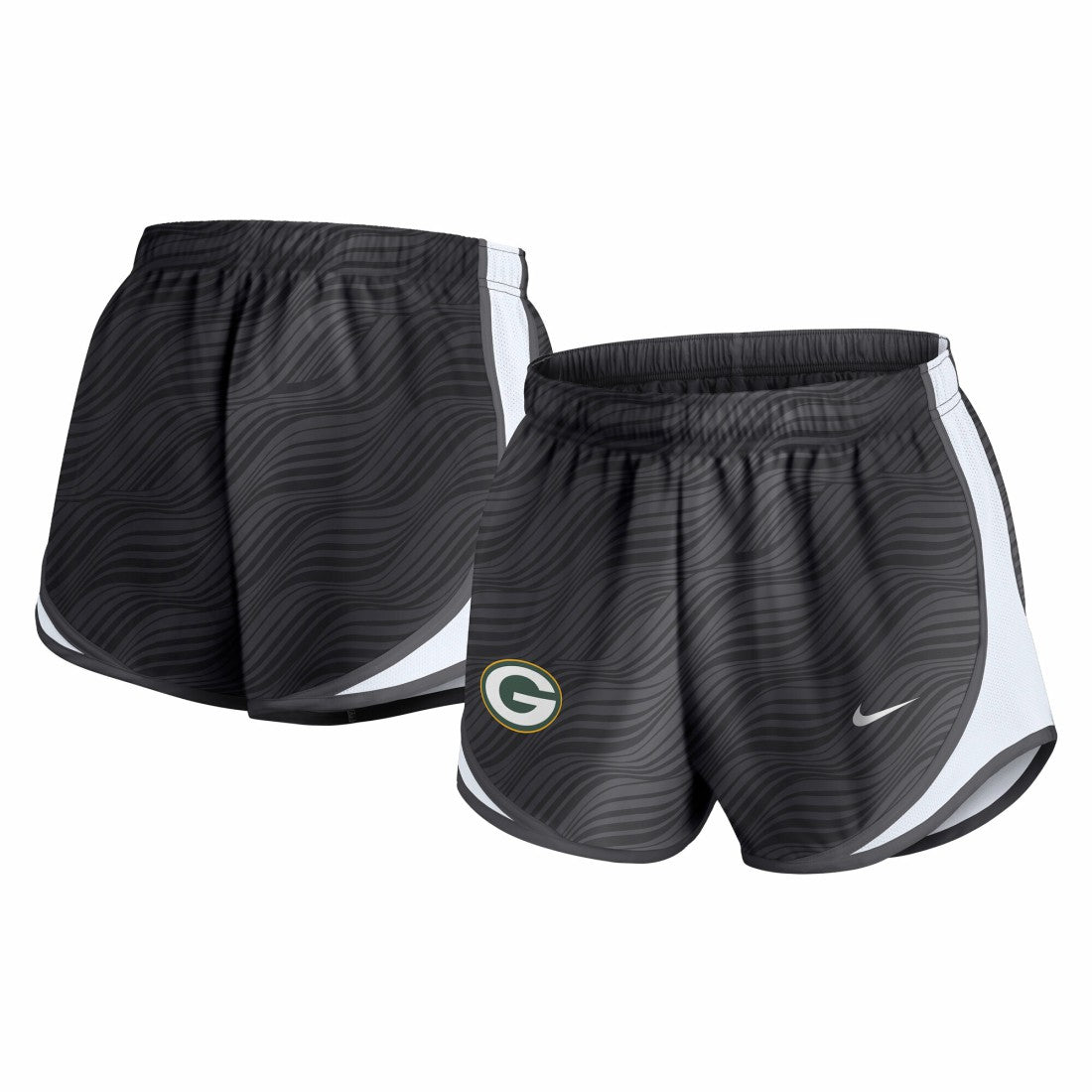 Green Bay Packers Women's Tempo Dri-FIT Shorts - Anthracite for sale