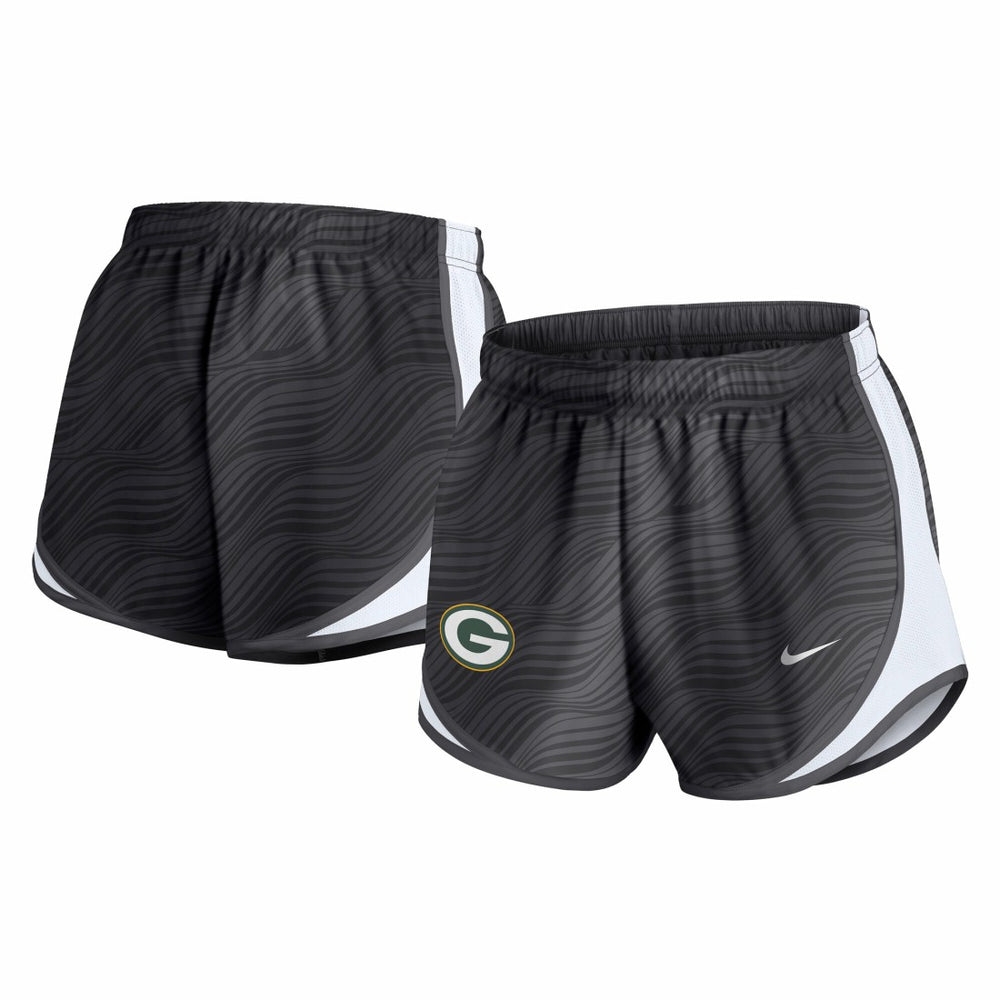 Green Bay Packers Women's Tempo Dri-FIT Shorts - Anthracite for sale