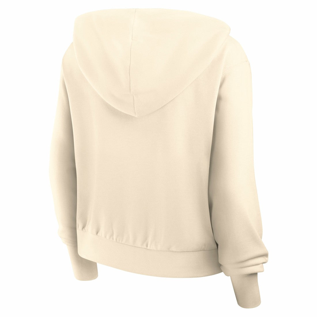 Green Bay Packers Women's Glory Cropped Full-Zip Hoodie - Cream sale