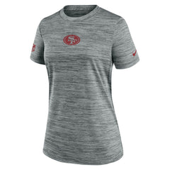 San Francisco 49ers Women's Sideline Velocity Dri-FIT T-Shirt - Gray sale