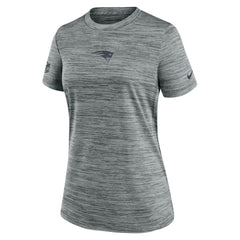 New England Patriots Women's Sideline Velocity Dri-FIT T-Shirt - Gray sale