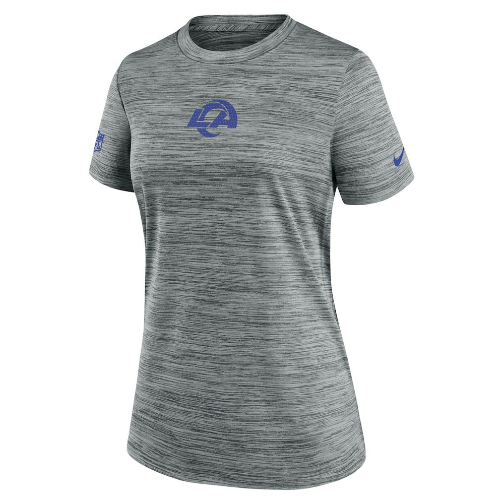 Los Angeles Rams Women's Sideline Velocity Dri-FIT T-Shirt - Gray sale