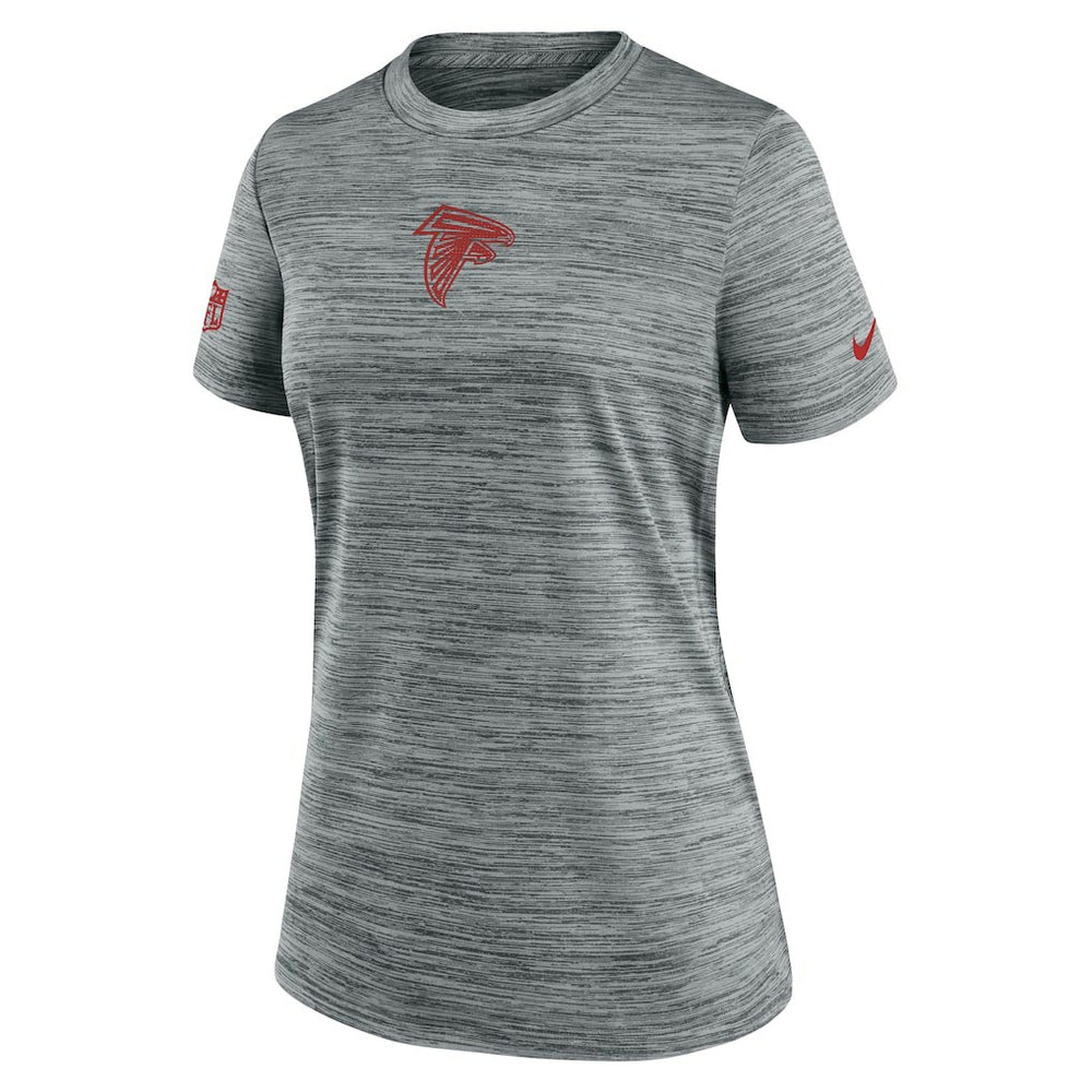 Atlanta Falcons Women's Sideline Velocity Dri-FIT T-Shirt - Gray outlet