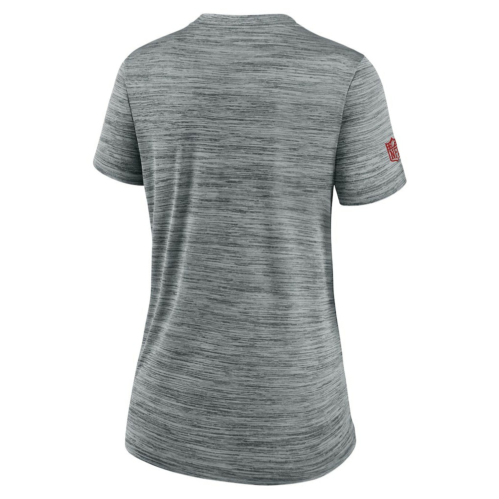Atlanta Falcons Women's Sideline Velocity Dri-FIT T-Shirt - Gray outlet