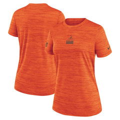 Cleveland Browns Women's Sideline Velocity Dri-FIT T-Shirt - Orange sale