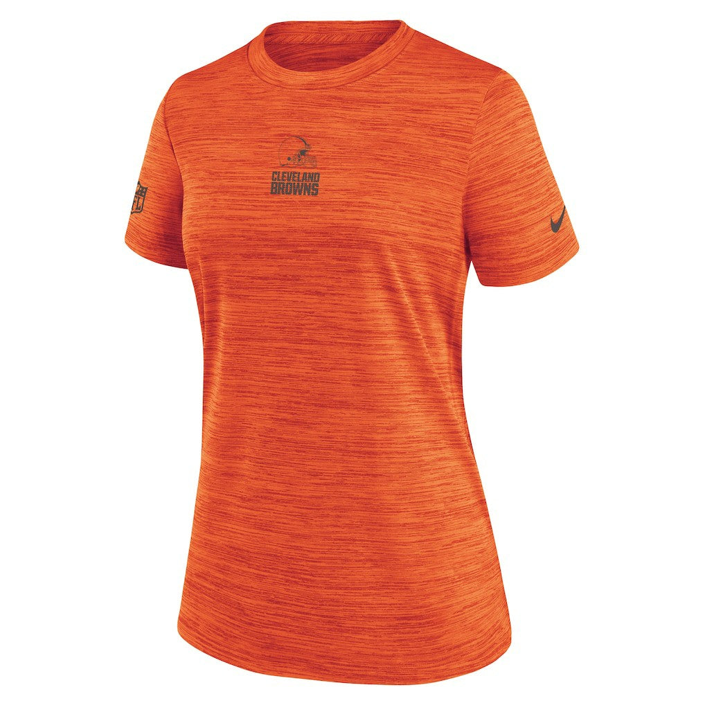 Cleveland Browns Women's Sideline Velocity Dri-FIT T-Shirt - Orange sale