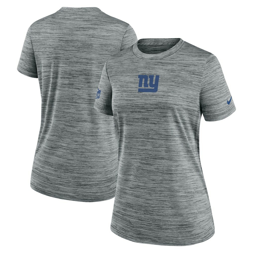 New York Giants Women's Sideline Velocity Dri-FIT T-Shirt - Gray on sale