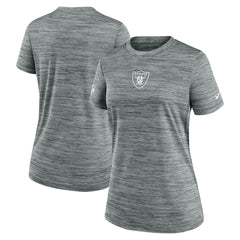 Las Vegas Raiders Women's Sideline Velocity Dri-FIT T-Shirt - Gray on sale