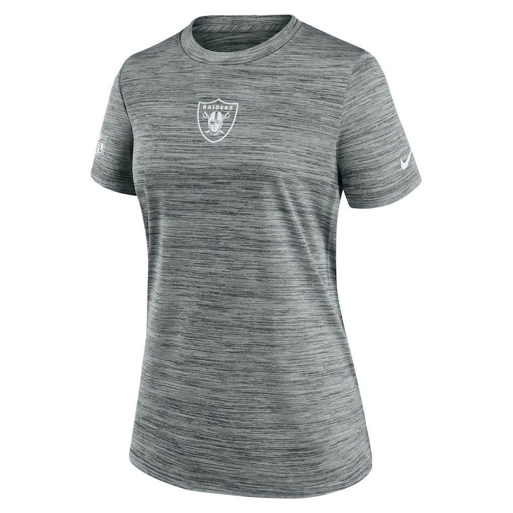 Las Vegas Raiders Women's Sideline Velocity Dri-FIT T-Shirt - Gray on sale