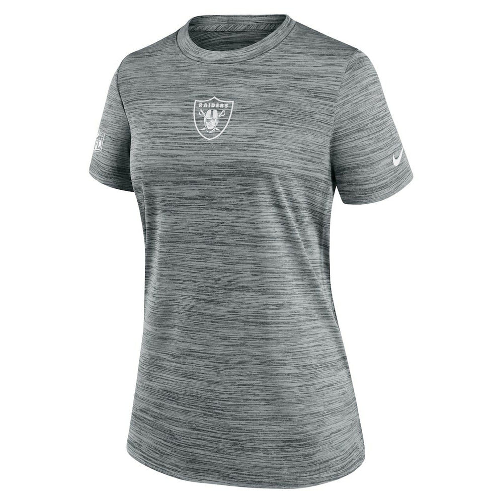 Las Vegas Raiders Women's Sideline Velocity Dri-FIT T-Shirt - Gray on sale