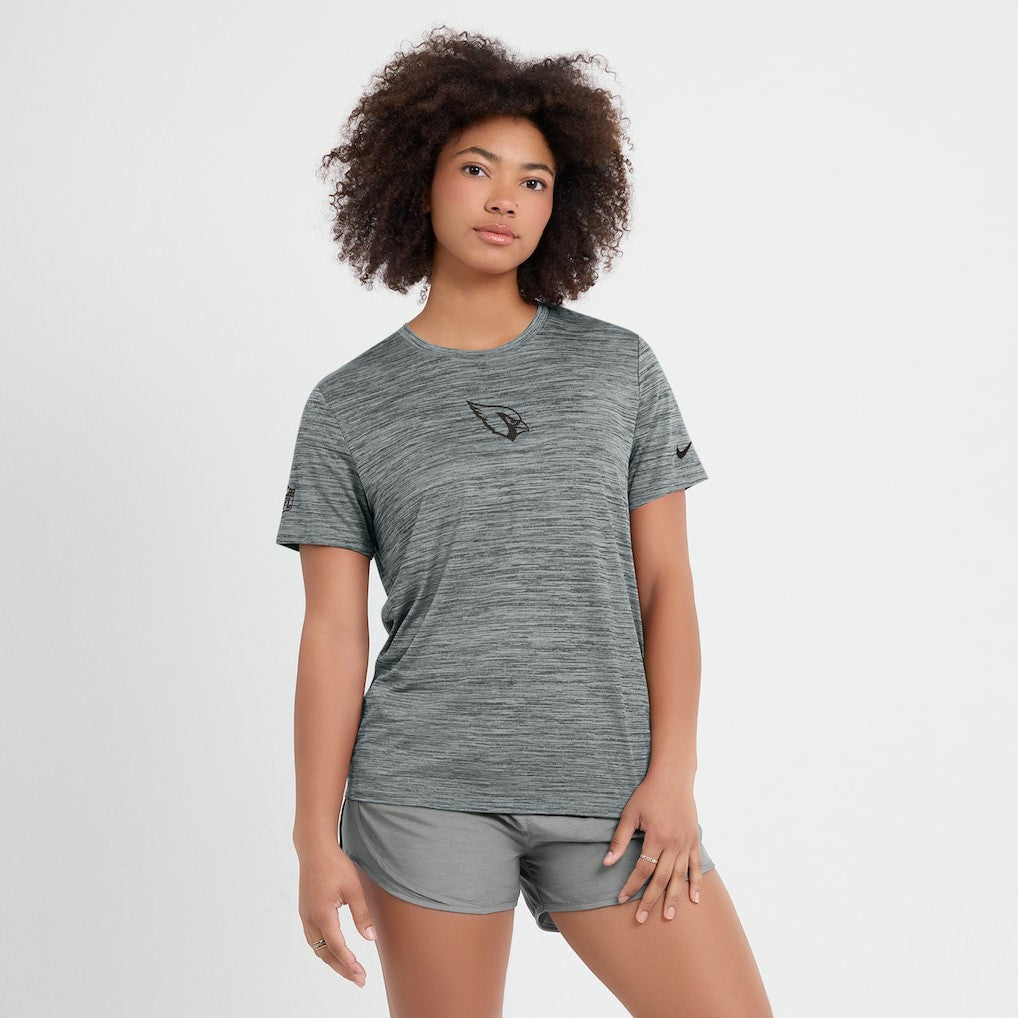 Arizona Cardinals Women's Sideline Velocity Dri-FIT T-Shirt - Gray discount
