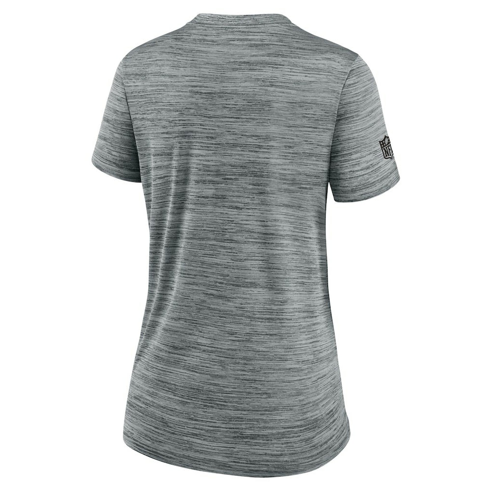 Carolina Panthers Women's Sideline Velocity Dri-FIT T-Shirt - Gray for sale