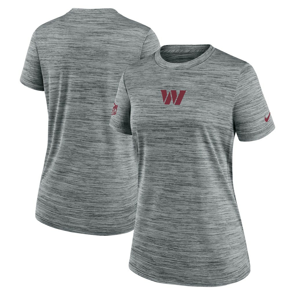 Washington Commanders Women's Sideline Velocity Dri-FIT T-Shirt - Gray sale