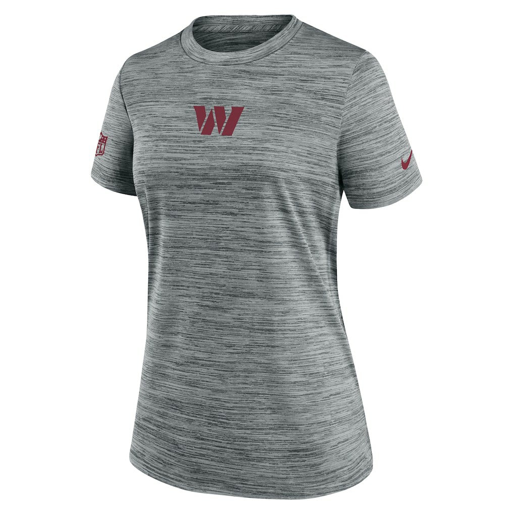 Washington Commanders Women's Sideline Velocity Dri-FIT T-Shirt - Gray sale