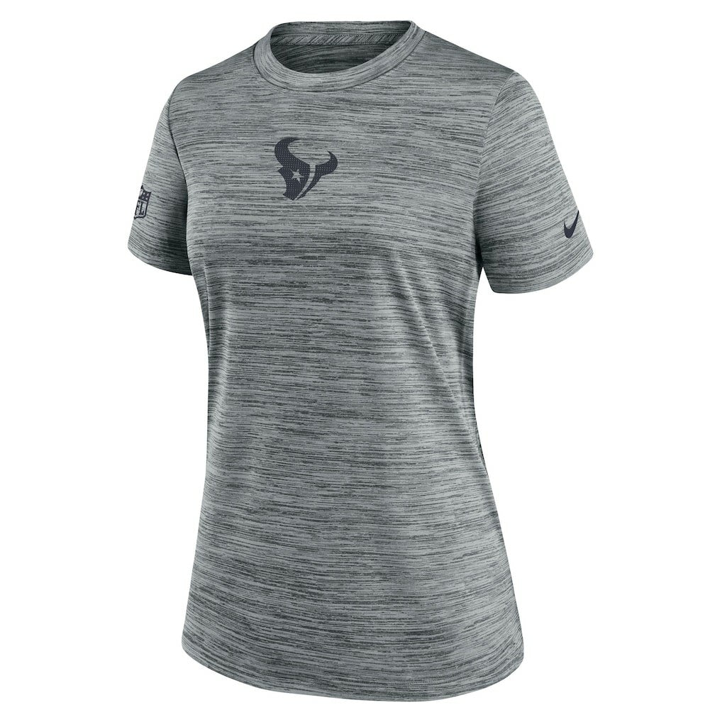 Houston Texans Women's Sideline Velocity Dri-FIT T-Shirt - Gray for sale
