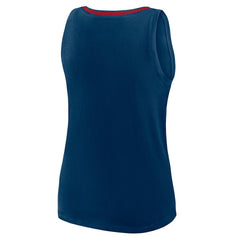 Houston Texans Logo Athletic Women's Stellar Win V-Neck Tank Top - Navy outlet