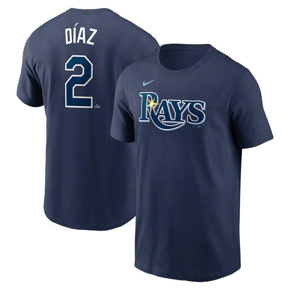 Yandy Diaz Tampa Bay Rays Fuse Name & Number T-Shirt Navy