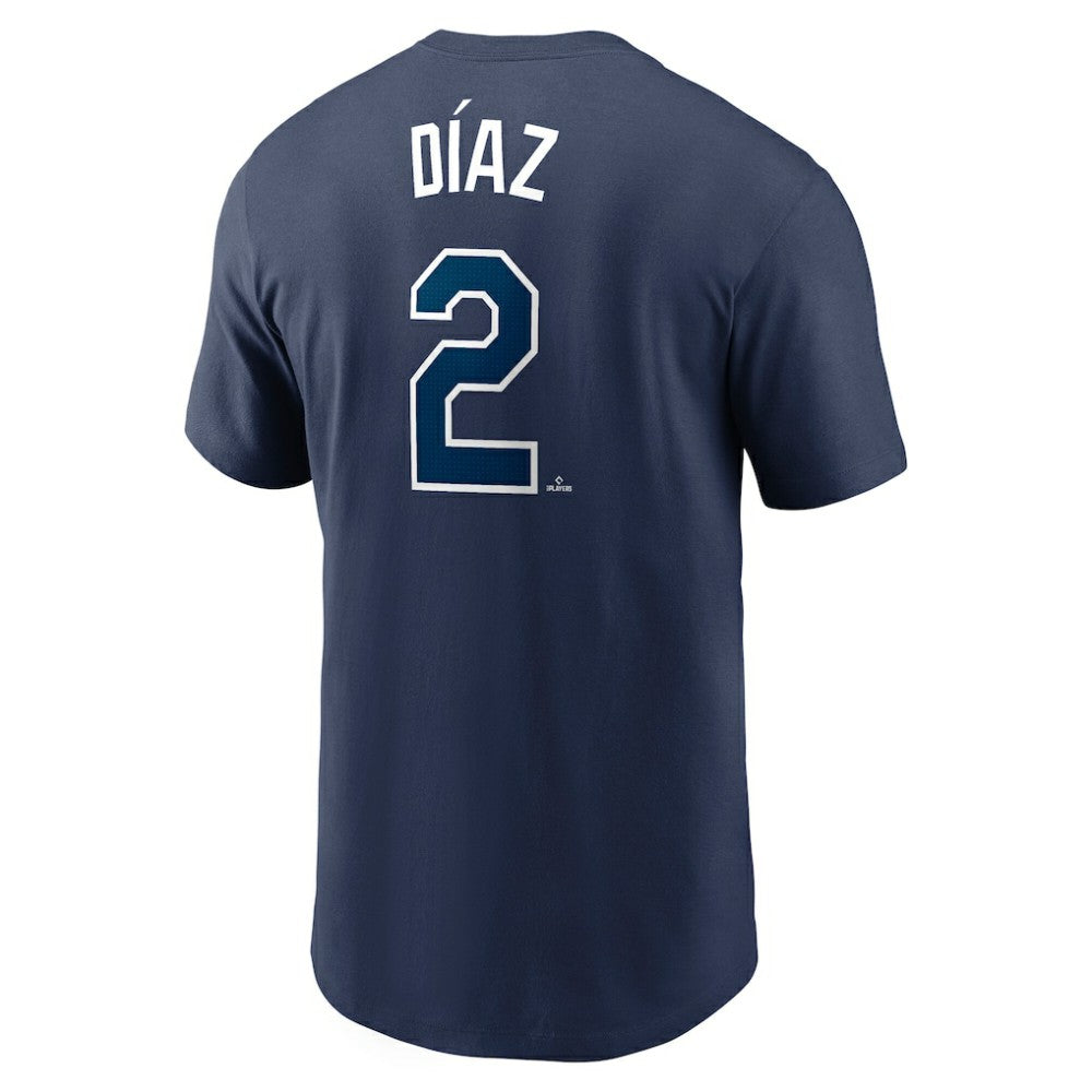 Yandy Diaz Tampa Bay Rays Fuse Name & Number T-Shirt Navy