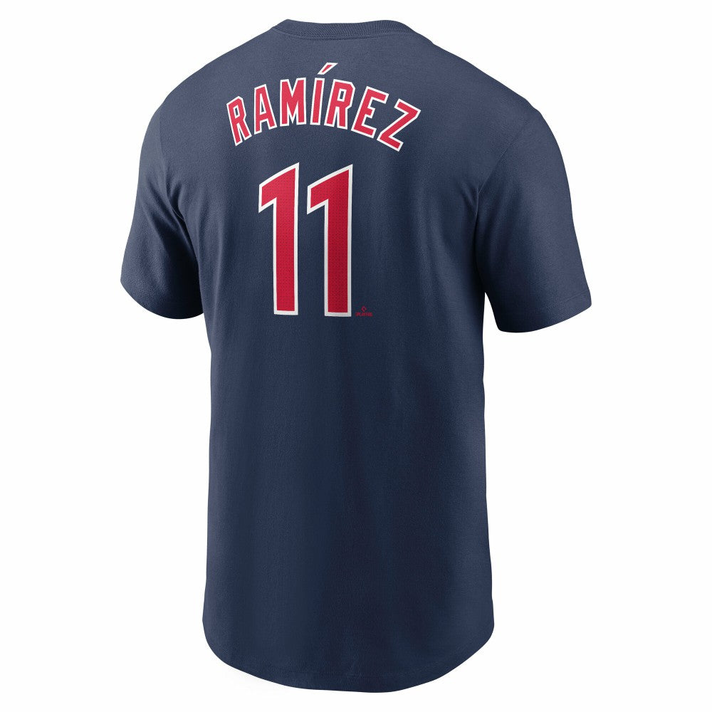 Jose Ramirez Cleveland Guardians Fuse Name & Number T-Shirt Navy