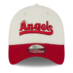 Los Angeles Angels City Connect Batting Practice 39THIRTY Flex Hat Cream/Red