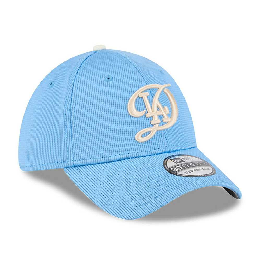 Los Angeles Dodgers City Connect Batting Practice 39THIRTY Flex Hat Light Blue