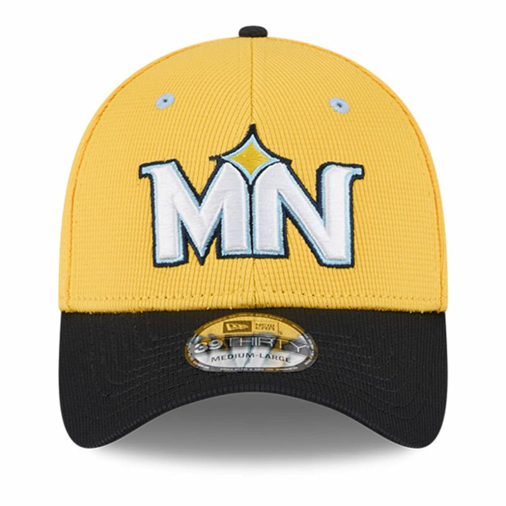 Minnesota Twins City Connect Batting Practice 39THIRTY Flex Hat Yellow/Black