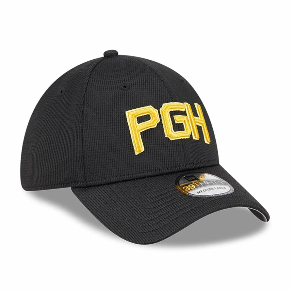 Pittsburgh Pirates City Connect Batting Practice 39THIRTY Flex Hat Black
