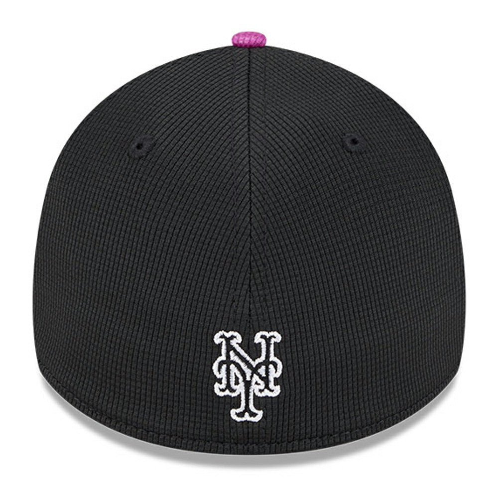 New York Mets City Connect Batting Practice 39THIRTY Flex Hat Charcoal/Purple