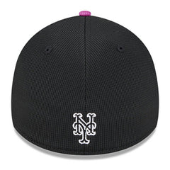 New York Mets City Connect Batting Practice 39THIRTY Flex Hat Charcoal/Purple