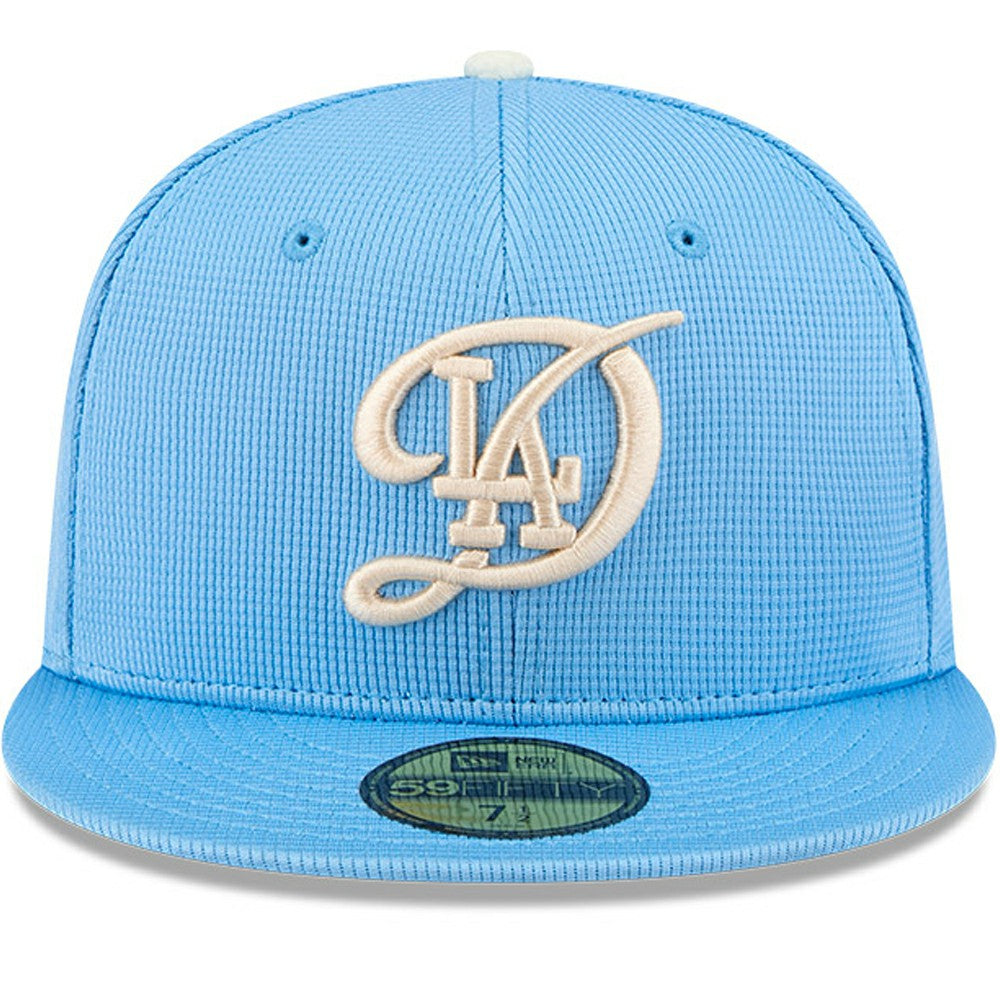 Los Angeles Dodgers City Connect Batting Practice 59FIFTY Fitted Hat Light Blue