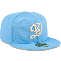 Los Angeles Dodgers City Connect Batting Practice 59FIFTY Fitted Hat Light Blue