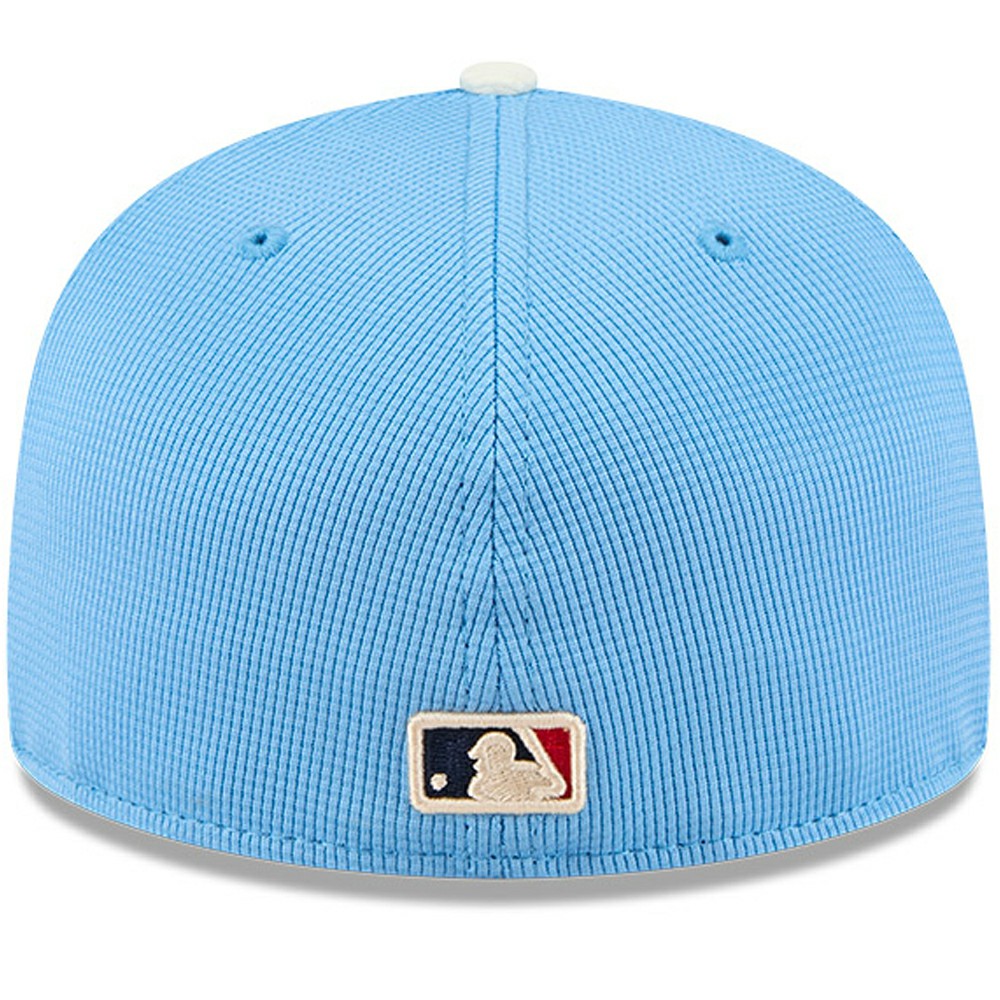 Los Angeles Dodgers City Connect Batting Practice 59FIFTY Fitted Hat Light Blue