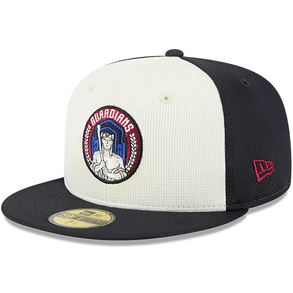 Cleveland Guardians City Connect Batting Practice 59FIFTY Fitted Hat Navy/White