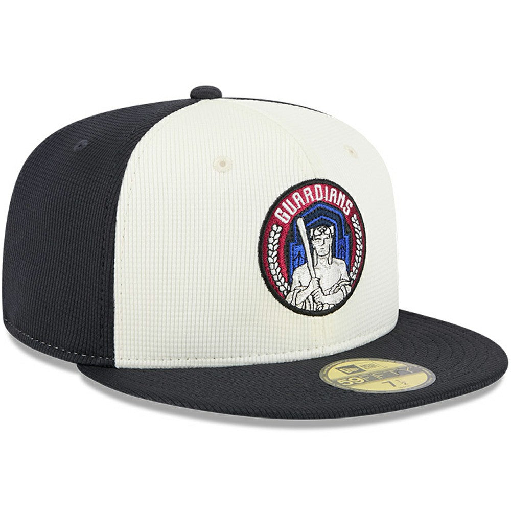 Cleveland Guardians City Connect Batting Practice 59FIFTY Fitted Hat Navy/White