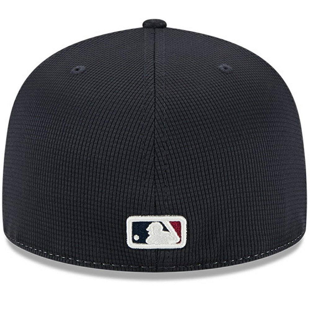 Cleveland Guardians City Connect Batting Practice 59FIFTY Fitted Hat Navy/White