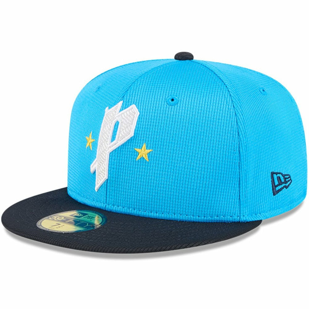 Philadelphia Phillies City Connect Batting Practice 59FIFTY Fitted Hat Neptune Blue/Navy
