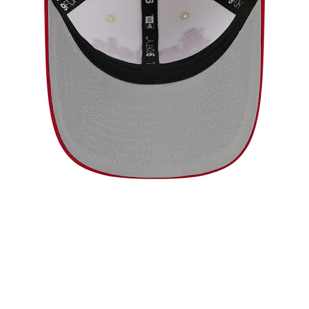 Los Angeles Angels City Connect Batting Practice 9FORTY M-Crown Adjustable Hat Cream/Red