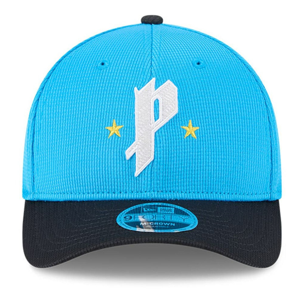 Philadelphia Phillies City Connect Batting Practice 9FORTY M-Crown Adjustable Hat Neptune Blue/Navy