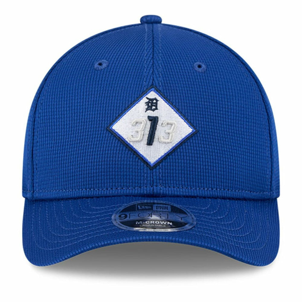Detroit Tigers City Connect Batting Practice 9FORTY M-Crown Adjustable Hat Blue